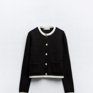 Zara Buttoned Knit Cardigan